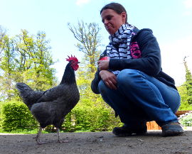 Lieselotte und ihre Menschenfreundin Andrea