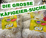 Wir suchen und finden die versteckten Käfigeier!