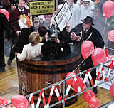 Aktion bei Metzgersprung 2006 in Salzburg