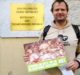 VGT spricht bei der Botschaft der Tschechischen Republik vor