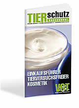 Neuer VGT Einkaufsführer für tierversuchsfreie Kosmetik erschienen