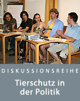 2. Veranstaltung der Diskussionsreihe "Tierschutz in der Politik": Tierschutz trifft Umweltschutz