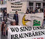 Großer Demomarsch in Wien gegen die Jagd
