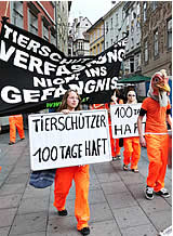 Tierschutz in die Verfassung – nicht ins Gefängnis!