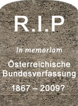 Morgen Donnerstag: TierschützerInnen begraben Verfassung vor Justizpalast