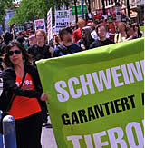 200 auf VGT-Demomarsch für Tierrechte und gegen Repression