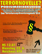 "Terrornovelle" Das Ende der Meinungsfreiheit oder wichtige Sicherheitsmaßnahme??