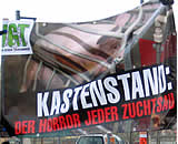 Kastenstand: Dauerproteste vor dem Gesundheitsministerium