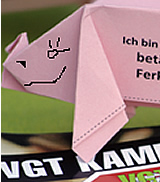 Aktion: Tausende Faltschweinchen formieren sich!