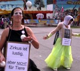Zirkus ist lustig, aber nicht für Tiere!