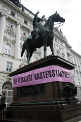 Seit 10 Stunden Blockade des Landwirtschaftsministeriums