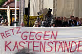 "Retz gegen Kastenstände!"