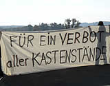 Weiterhin Demonstrationen gegen Kastenstandminister Berlakovich