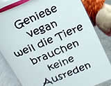 Frühlingshafte Kundgebung für Tierrechte in Linz