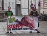 Regelmäßige Infokundgebungen zu Tierversuchen jetzt auch in Innsbruck!