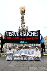 Linz: tote Versuchstiere klagen an!