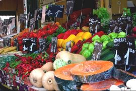 Marktstand mit Gemߴitle=