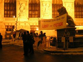 Demo gegen die Jagd