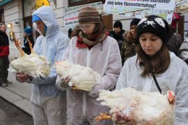 Demo vor Landwirtschaftskammer
