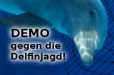 Demo gegen die Delfinjagd