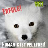 Erfolg: Humanic ist pelzfrei!