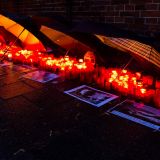 Mahnwache vor dem Grazer Schlachthof