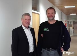 Martin Balluch mit Erich Schwärzler
