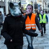 Großer Flashmob zur Gatterjagd auf der Wiener Mariahilferstraße