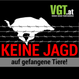 Heute 12 Uhr Salzburger Domplatz: 6 m Dreibeine mit Riesentransparent gegen Gatterjagd