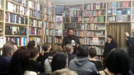 Chris Moser mit Publikum