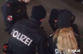 Festnahme eines Aktivisten