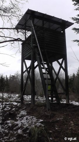 Hochstand im Jagdgatter