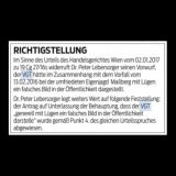 Klage verloren: NÖ Landesjagdverband zahlt VGT € 7000 aus Zwangsmitgliedsbeiträgen