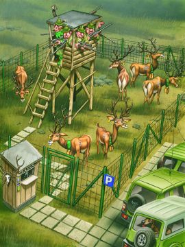 Jagd im engen Gatter