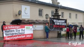 Aktivist_innen gegen Gatterjagd