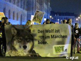 Demonstrant_innen mit Bannern
