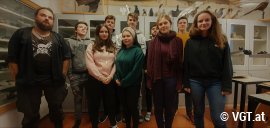 Schüler_innen mit Chris Moser