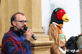 David Richter bei Demo