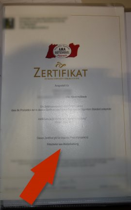 Ama Zertifikat