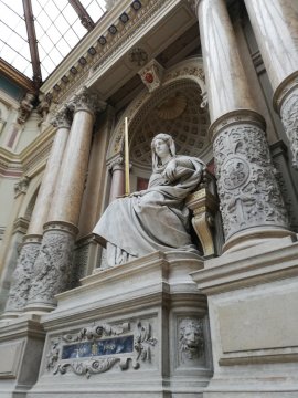Justizia im Justitzpalast in Wien
