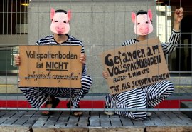 Aktion vor dem Landwirtschaftsministerium 2