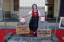 Aktion vor dem Landwirtschaftsministerium 3