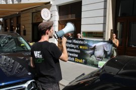 Demonstration vor der österr. Landwirtschaftskammer 2