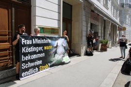 Demonstration vor der österr. Landwirtschaftskammer 3