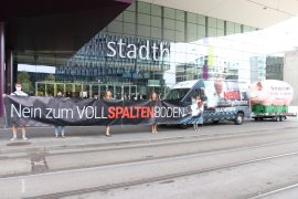 Spontandemo in Graz