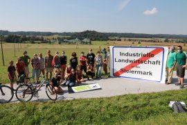 Protest vor Tierfabriken