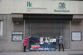 Mahnwache in Innsbruck