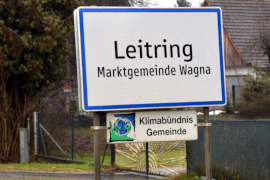 Ortsschild von Leitring