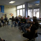 VGT-Aktivist, Künstler und Buchautor Chris Moser wieder Gast im Unterricht