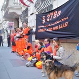 Am 21. Mai 2008 überfiel ein WEGA-Kommando das VGT-Büro und leerte es für 10 Monate